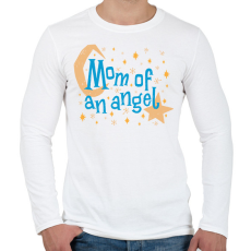 PRINTFASHION Egy angyal anyukája - Férfi hosszú ujjú póló - Fehér