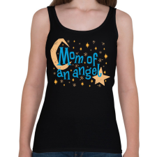 PRINTFASHION Egy angyal anyukája - Női atléta - Fekete női trikó