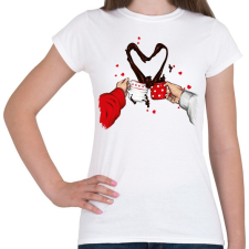 PRINTFASHION Egy bögre szerelem - Női póló - Fehér női póló
