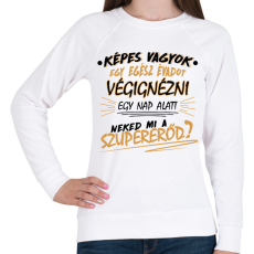 PRINTFASHION Egy évad egy nap alatt - Sorozatfüggő - Női pulóver - Fehér
