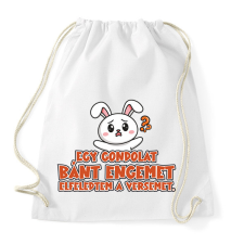 PRINTFASHION Egy gondolat bánt engemet - Sportzsák, Tornazsák - Fehér tornazsák