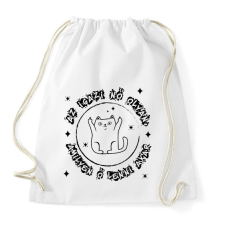 PRINTFASHION Egy igazi nő olyan - Sportzsák, Tornazsák - Fehér tornazsák