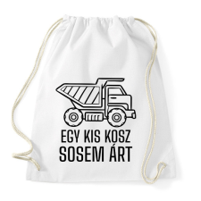 PRINTFASHION Egy kis kosz - Sportzsák, Tornazsák - Fehér tornazsák