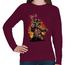 PRINTFASHION Egy lövés - Női pulóver - Bordó női ruházati kiegészítő