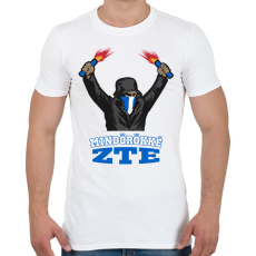 PRINTFASHION Egyedi szurkolói minta #10 - Férfi póló - Fehér