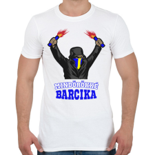 PRINTFASHION Egyedi szurkolói minta #11 - Férfi póló - Fehér férfi póló