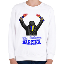 PRINTFASHION Egyedi szurkolói minta #11 - Gyerek pulóver - Fehér gyerek pulóver, kardigán