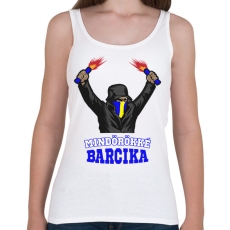 PRINTFASHION Egyedi szurkolói minta #11 - Női atléta - Fehér
