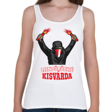 PRINTFASHION Egyedi szurkolói minta #12 - Női atléta - Fehér női trikó