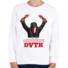 PRINTFASHION Egyedi szurkolói minta #2 - Gyerek pulóver - Fehér