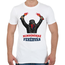 PRINTFASHION Egyedi szurkolói minta #6 - Férfi póló - Fehér férfi póló