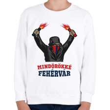 PRINTFASHION Egyedi szurkolói minta #6 - Gyerek pulóver - Fehér gyerek pulóver, kardigán