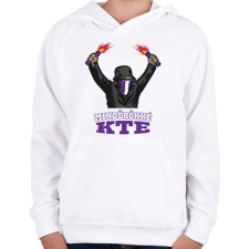 PRINTFASHION Egyedi szurkolói minta #9 - Gyerek kapucnis pulóver - Fehér gyerek pulóver, kardigán