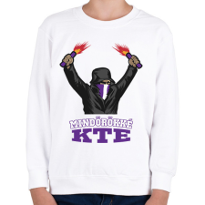 PRINTFASHION Egyedi szurkolói minta #9 - Gyerek pulóver - Fehér gyerek pulóver, kardigán