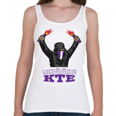 PRINTFASHION Egyedi szurkolói minta #9 - Női atléta - Fehér