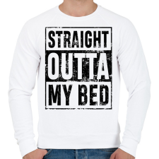PRINTFASHION Egyenesen az ágyból - Férfi pulóver - Fehér férfi pulóver, kardigán
