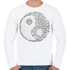 PRINTFASHION Egyensúly - Férfi pulóver - Fehér