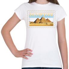 PRINTFASHION Egyiptom - Női póló - Fehér