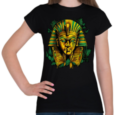 PRINTFASHION Egyiptomi fáraó - Női póló - Fekete