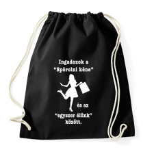 PRINTFASHION Egyszer élünk - Sportzsák, Tornazsák - Fekete tornazsák