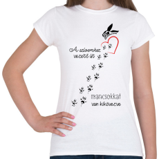 PRINTFASHION Együtt A Kisállatokért Alapítvány - Női póló - Fehér