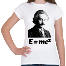PRINTFASHION Einstein - Női póló - Fehér
