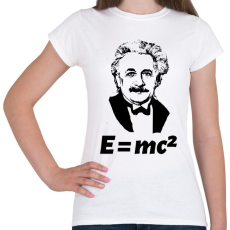 PRINTFASHION Einstein  - Női póló - Fehér