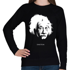 PRINTFASHION Einstein - Női pulóver - Fekete női pulóver, kardigán