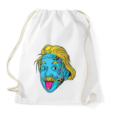 PRINTFASHION Einstein - Sportzsák, Tornazsák - Fehér tornazsák