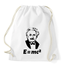 PRINTFASHION Einstein  - Sportzsák, Tornazsák - Fehér tornazsák