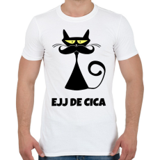 PRINTFASHION EJJ DE CICA - Férfi póló - Fehér