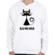 PRINTFASHION EJJ DE CICA - Gyerek kapucnis pulóver - Fehér