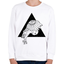 PRINTFASHION Éjjeli bagoly - Gyerek pulóver - Fehér gyerek pulóver, kardigán