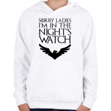 PRINTFASHION Éjjeli őrség - Gyerek kapucnis pulóver - Fehér gyerek pulóver, kardigán