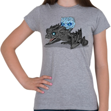 PRINTFASHION Éjkirály - Női póló - Sport szürke