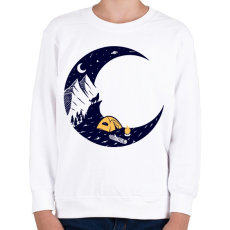 PRINTFASHION Éjszakai túra - Gyerek pulóver - Fehér