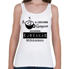 PRINTFASHION ÉJSZAKÁS MŰSZAK - Női atléta - Fehér