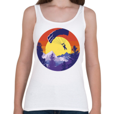 PRINTFASHION Ejtőernyős - Női atléta - Fehér