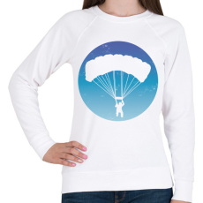 PRINTFASHION Ejtőernyős - Női pulóver - Fehér
