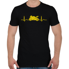 PRINTFASHION EKG moci - Férfi póló - Fekete férfi póló