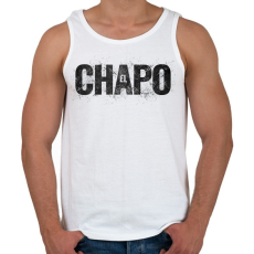 PRINTFASHION El Chapo - Férfi atléta - Fehér