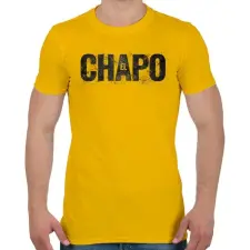 PRINTFASHION El Chapo - Férfi póló - Sárga férfi póló