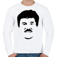 PRINTFASHION El Chapo - Férfi pulóver - Fehér férfi pulóver, kardigán