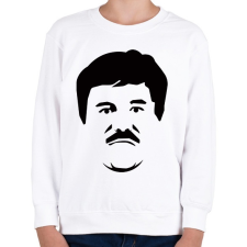 PRINTFASHION El Chapo - Gyerek pulóver - Fehér gyerek pulóver, kardigán