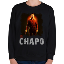 PRINTFASHION el chapo - Gyerek pulóver - Fekete gyerek pulóver, kardigán