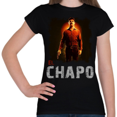 PRINTFASHION el chapo - Női póló - Fekete