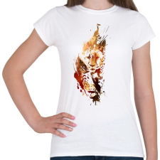 PRINTFASHION El geupardo - Női póló - Fehér női póló