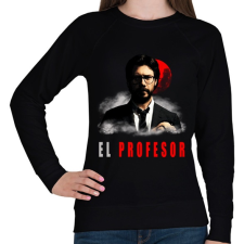PRINTFASHION EL PROFESOR - Női pulóver - Fekete női pulóver, kardigán
