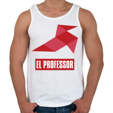 PRINTFASHION El Professor - Férfi atléta - Fehér atléta, trikó
