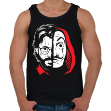 PRINTFASHION El Professor - Férfi atléta - Fekete